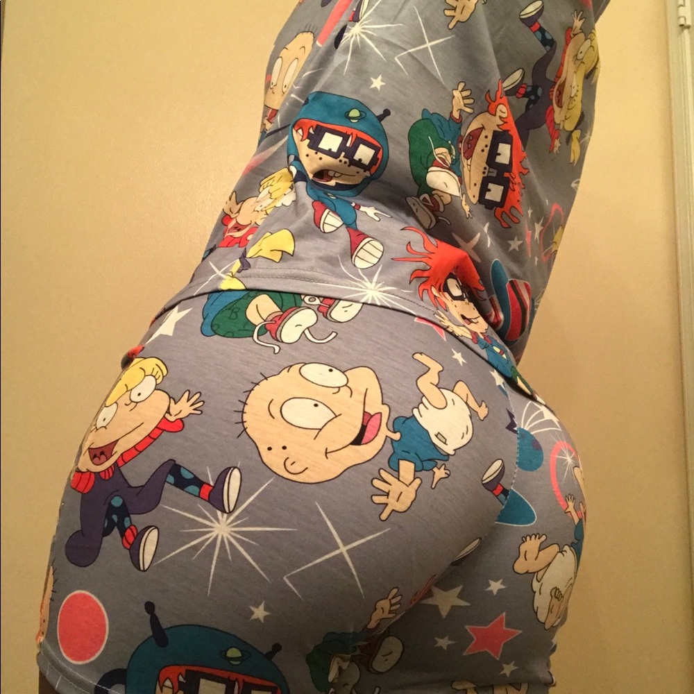 Handmade Rugrats Two Piece Set in Gray - Picture 3 of 8